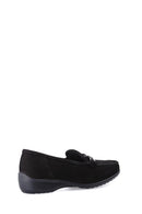 Buckle Suede Women's Loafer | Derimod