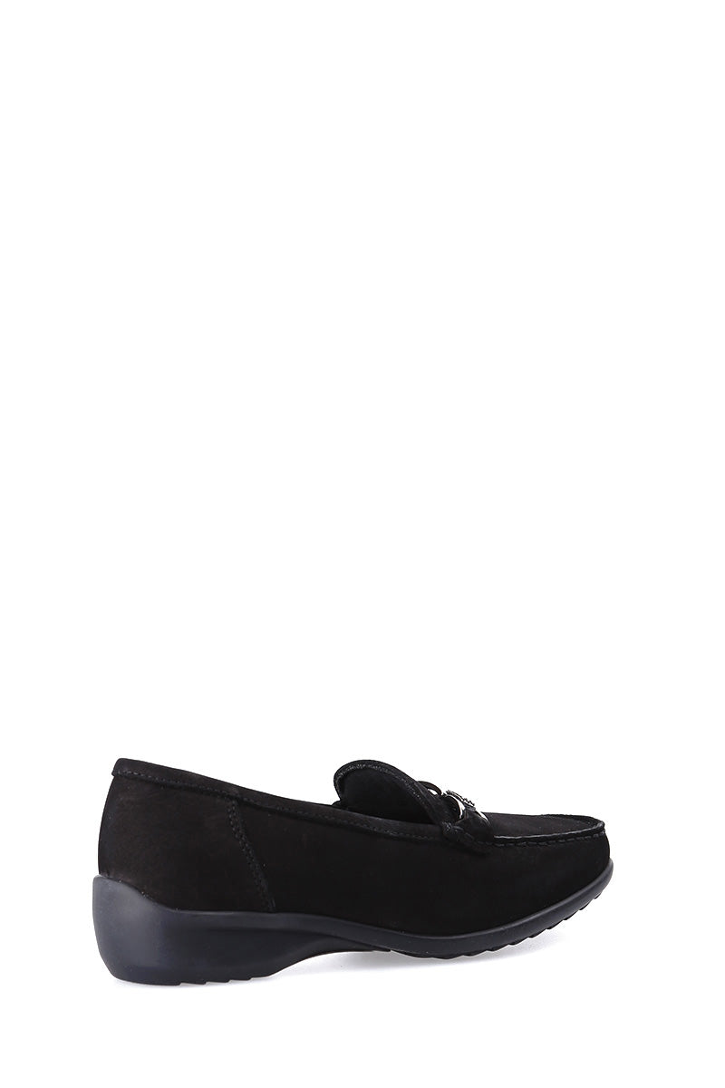 Buckle Suede Women's Loafer