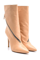 Women's Leather Heeled Boots | Derimod