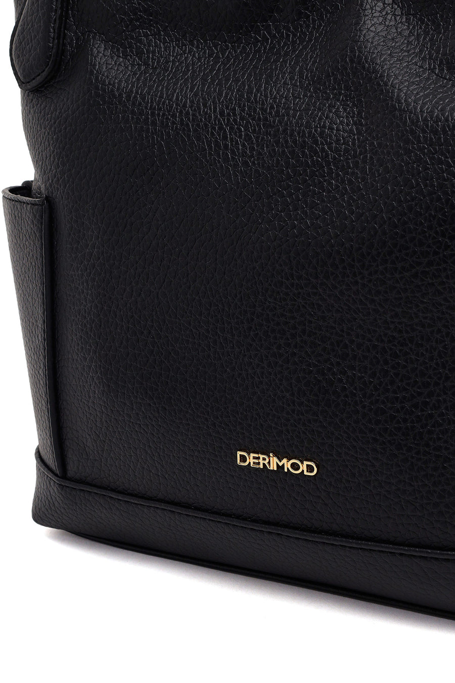 Woman Black Long-Strap Shoulder Bag