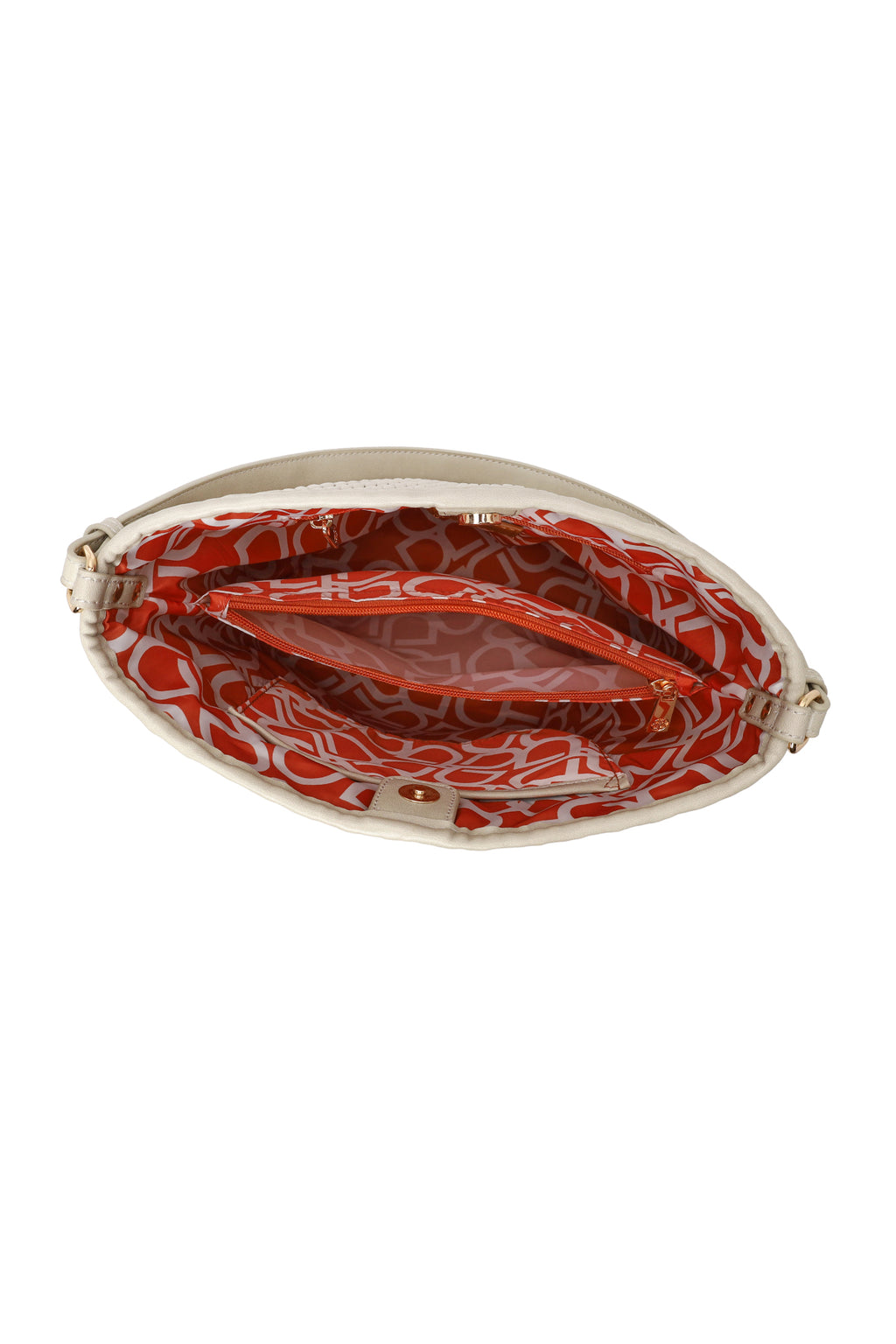 Kadın Bej Uzun Askılı Örgülü Omuz Çantası