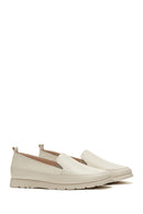 Kadın Bej Deri Comfort Loafer | Derimod