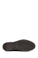 Woman Brown Buckled Suede Loafer | Derimod