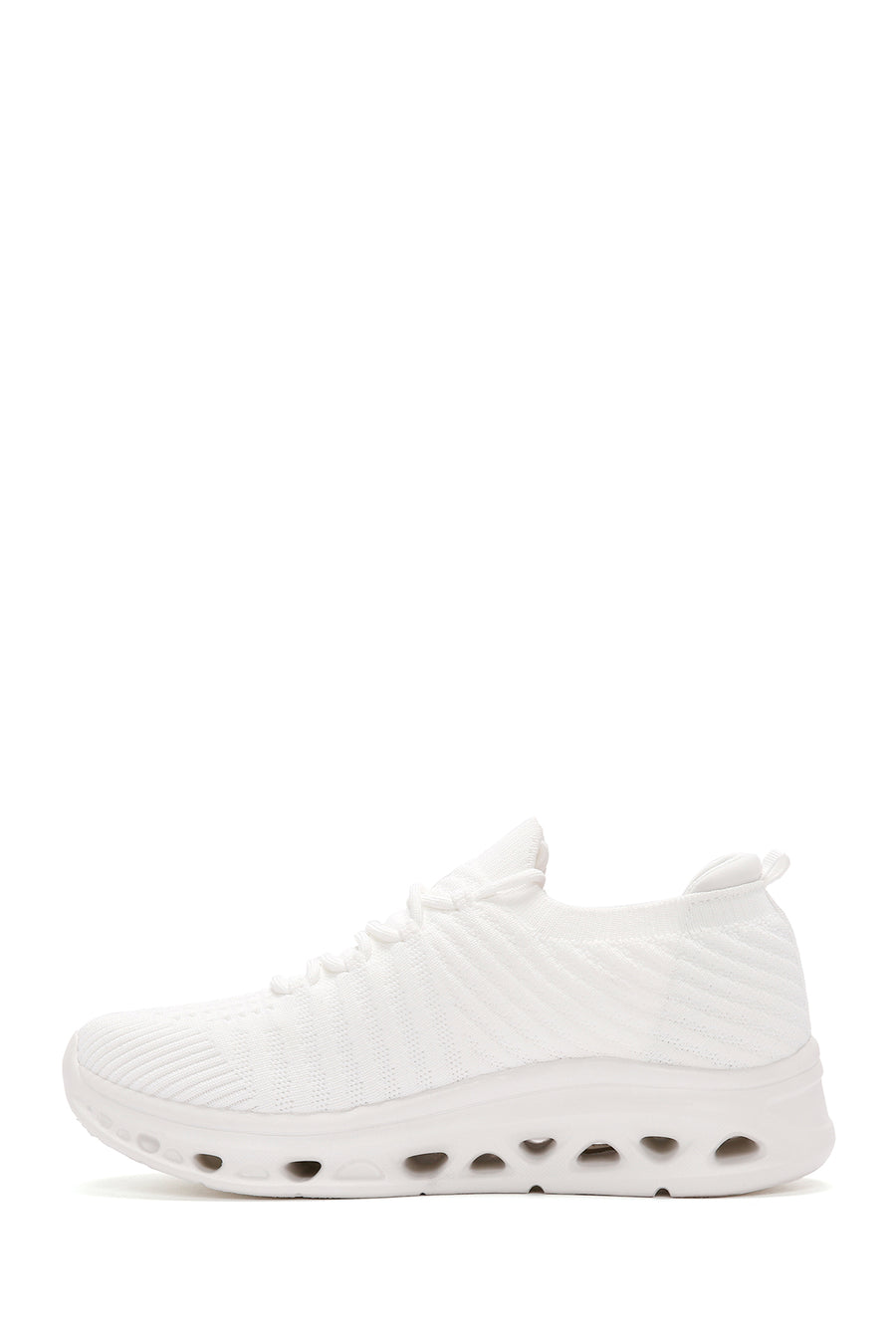 Derimod Zero Women's White Lace-Up Thick Soled Sneaker