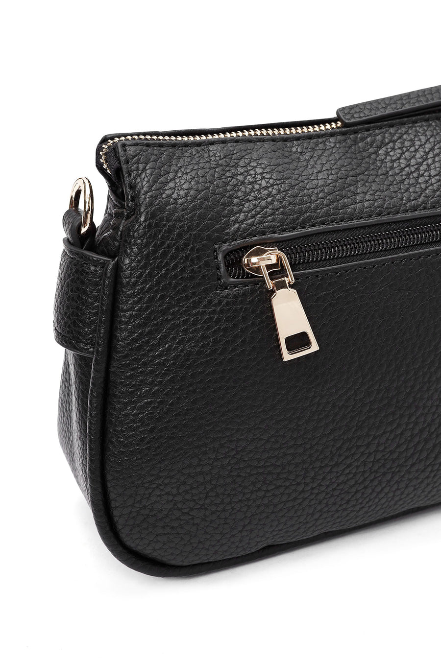 Women's Black Long Strap Crossbody Bag