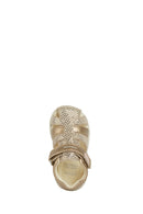 Geox Baby Girl Beige Macchia Strappy Leather Sandals | Derimod