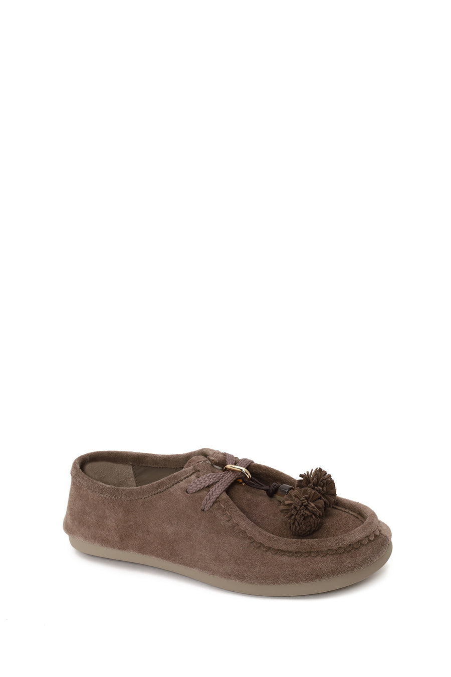 Woman Mink Lace-Up Tassel Suede Casual Shoes
