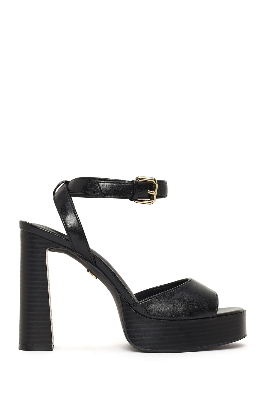 Woman Black Platform Thick High-Heeled Sandals 26SFE481618 | Derimod