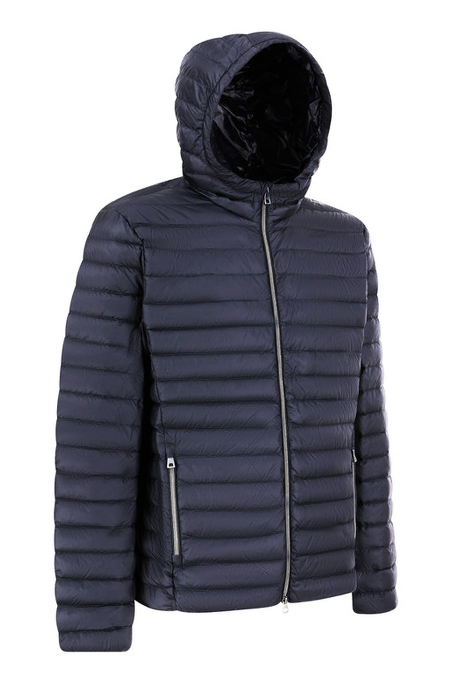Geox Men's Navy Blue Warrens Hooded Coat