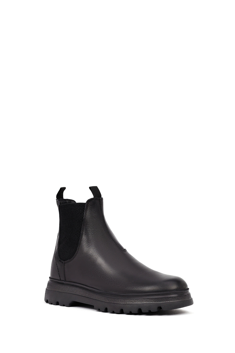 Male Black Leather Chelsea Boots