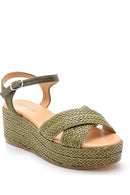 Women's Straw Detailed Sandals | Derimod