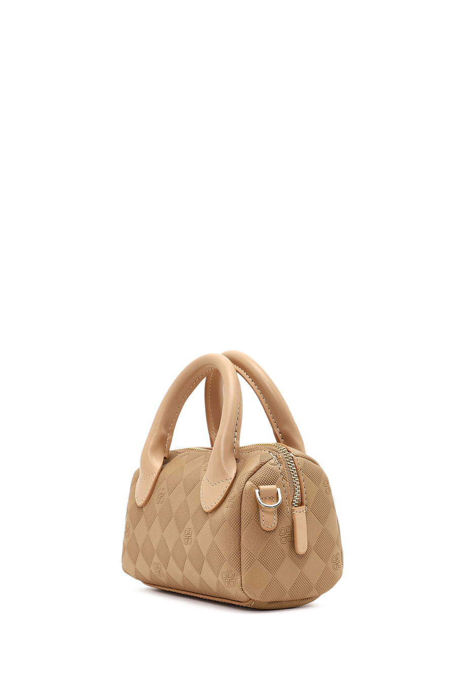 Women's Brown Long Strap Printed Mini Crossbody Bag