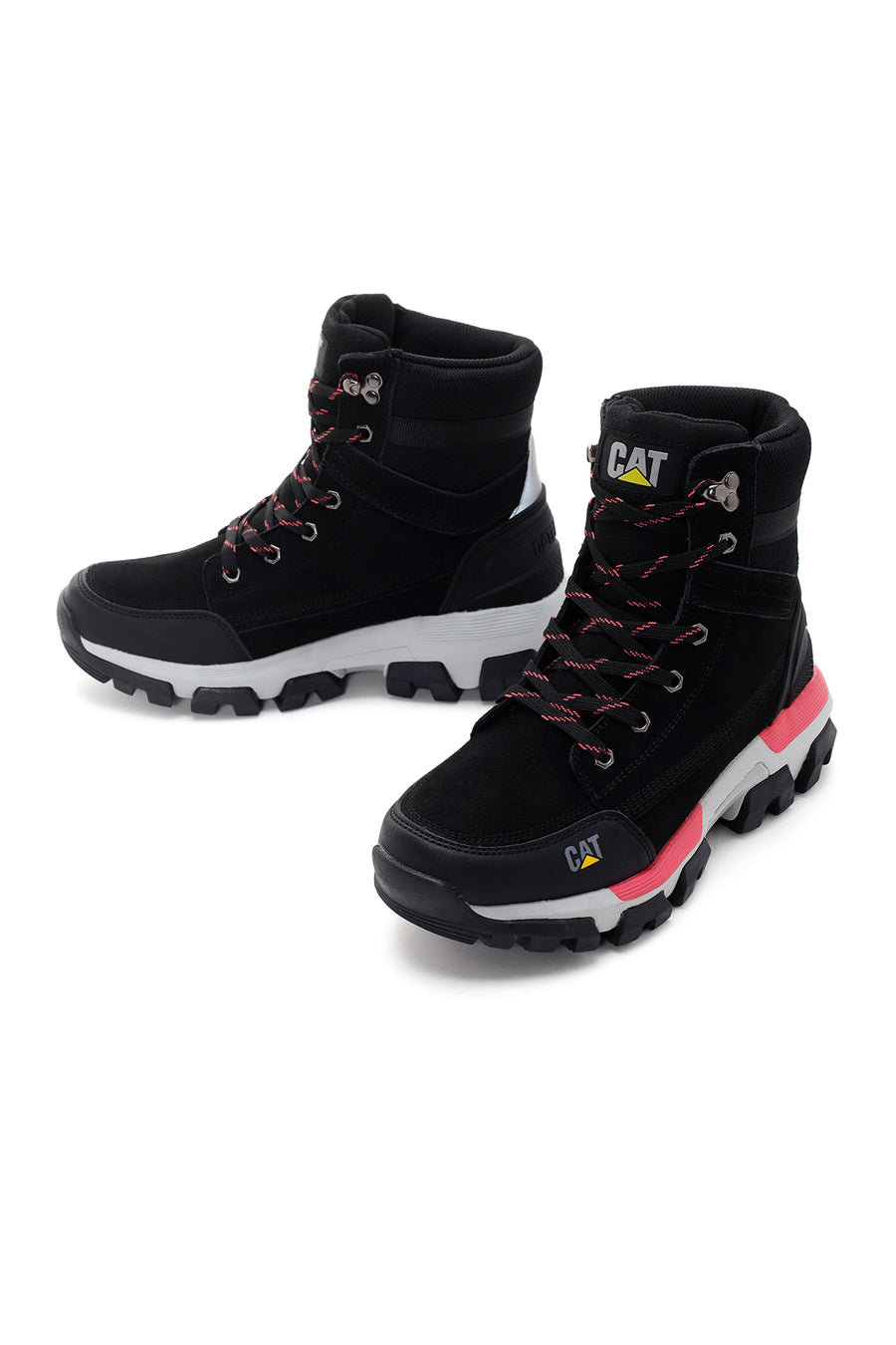 Caterpillar Women's Black Leather Sports Boots