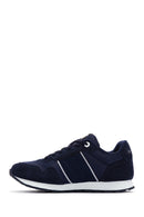 Caterpillar Men's Navy Blue Shelby Suede Leather Sneaker | Derimod
