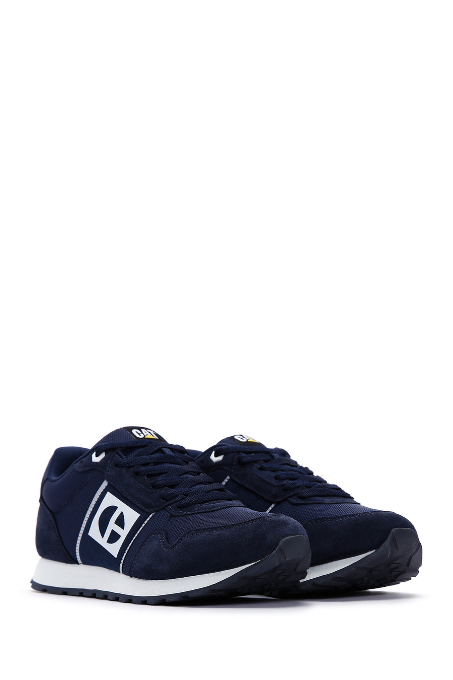 Caterpillar Men's Navy Blue Shelby Suede Leather Sneaker