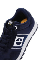 Caterpillar Men's Navy Blue Shelby Suede Leather Sneaker | Derimod
