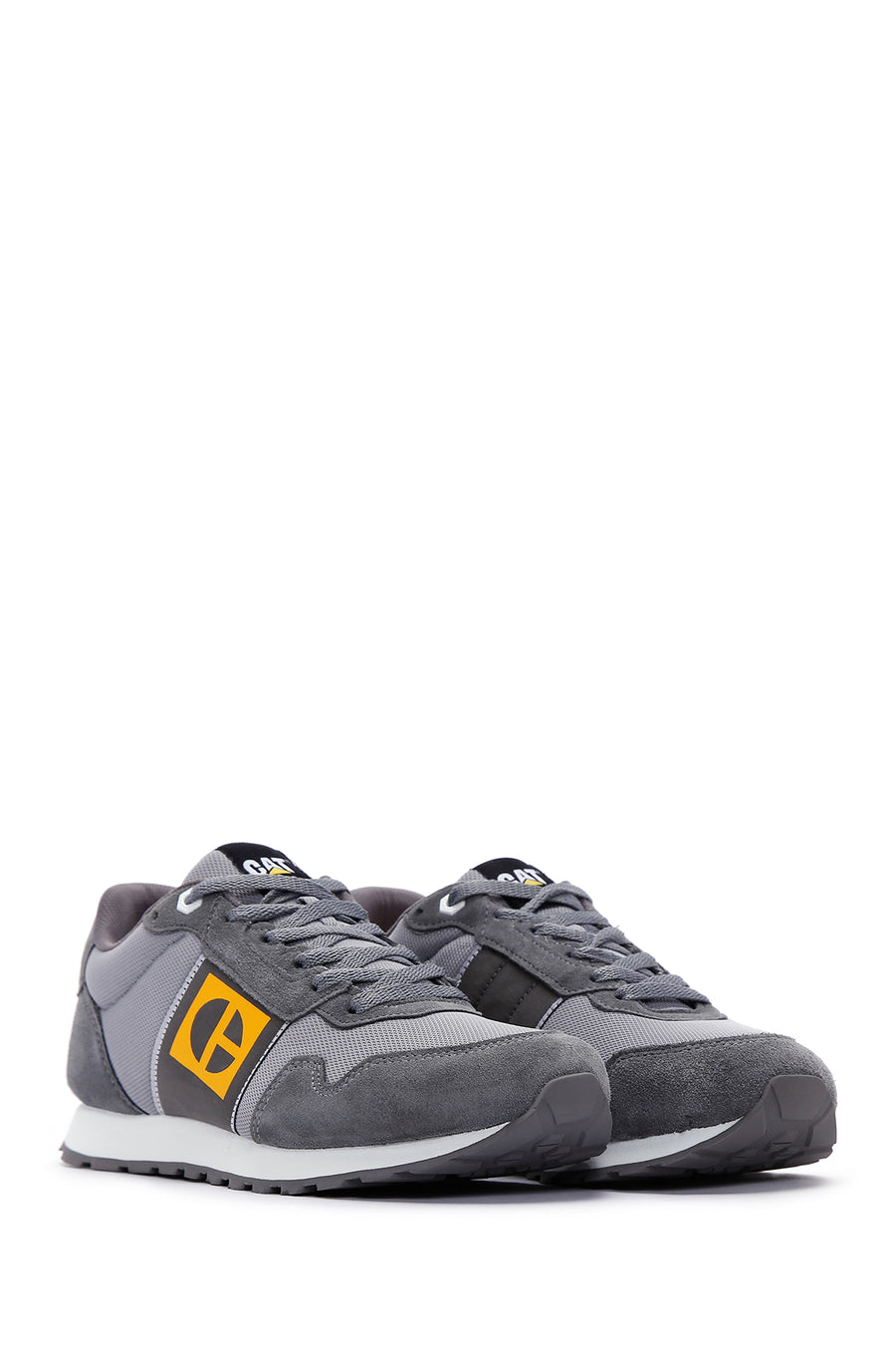 Caterpillar Men's Gray Shelby Suede Leather Sneaker