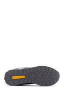 Caterpillar Men's Gray Shelby Suede Leather Sneaker | Derimod