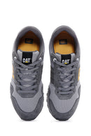 Caterpillar Men's Gray Shelby Suede Leather Sneaker | Derimod
