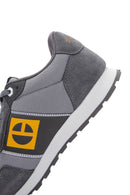 Caterpillar Men's Gray Shelby Suede Leather Sneaker | Derimod