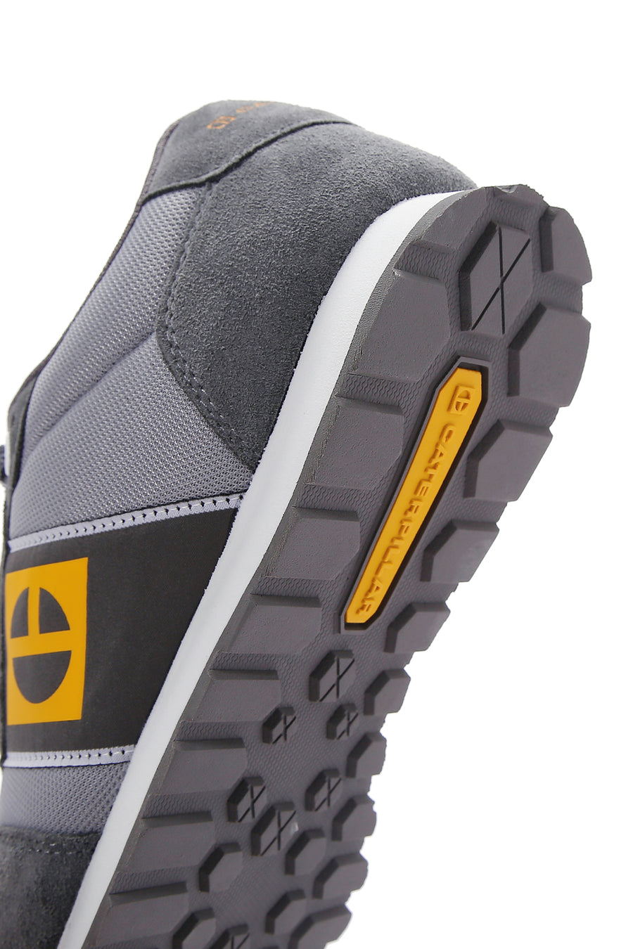 Caterpillar Men's Gray Shelby Suede Leather Sneaker