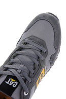 Caterpillar Men's Gray Shelby Suede Leather Sneaker | Derimod