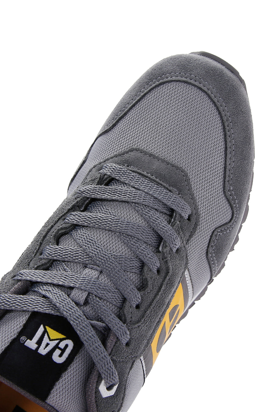 Caterpillar Men's Gray Shelby Suede Leather Sneaker