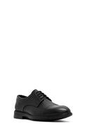 Men's Black Laced Leather Classic Shoes | Derimod
