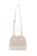 Women's Beige Long Strap Knitted Shoulder Bag | Derimod