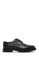 Men's Black Lace-Up Leather Classic Shoes | Derimod