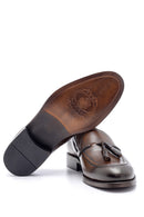 Men's Leather Tassel Detailed Loafer | Derimod