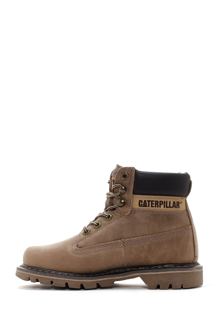 Caterpillar Women's Beige Nubuck Leather Colorado Boots