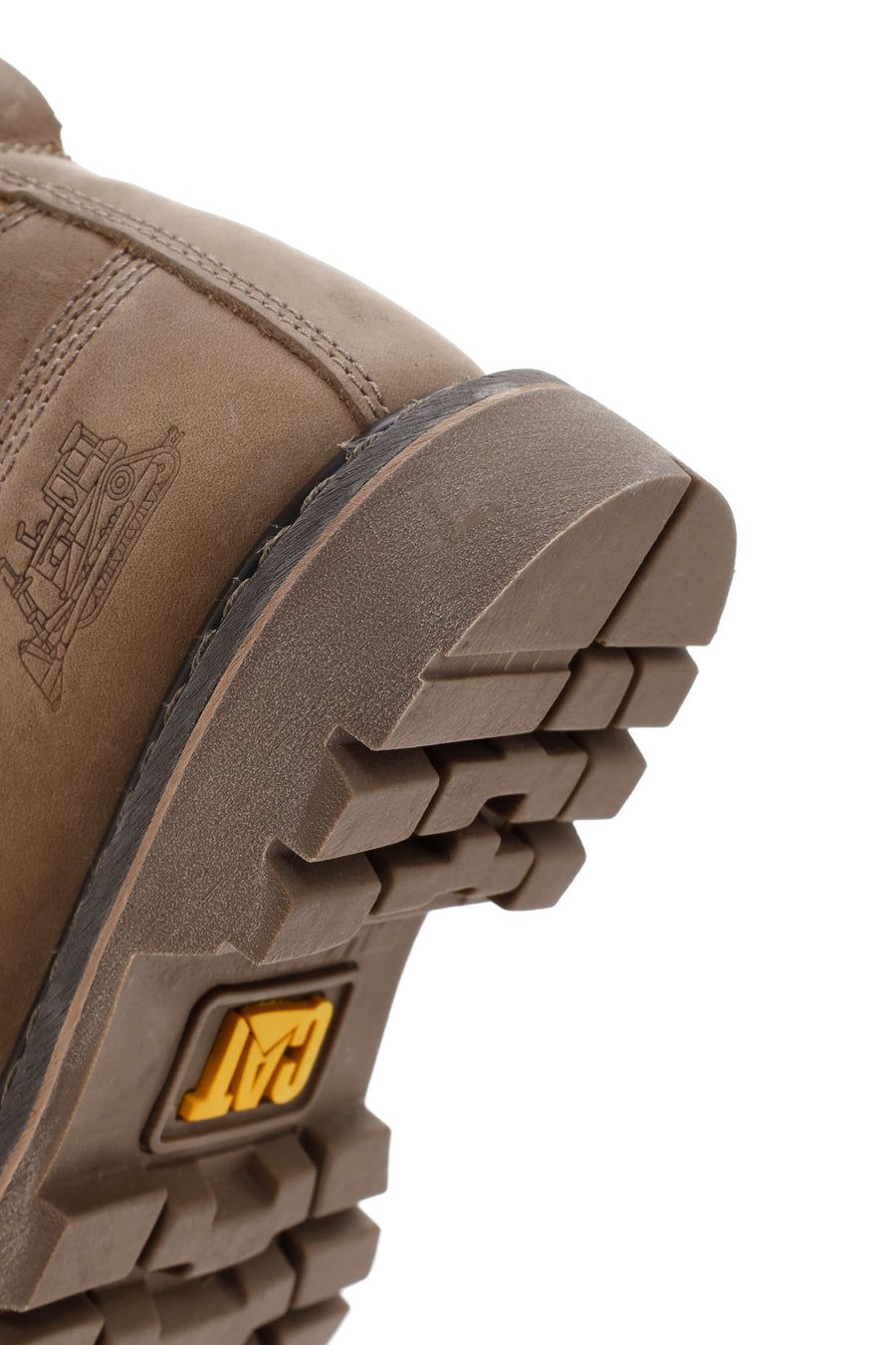 Caterpillar Women's Beige Nubuck Leather Colorado Boots