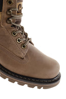 Caterpillar Women's Beige Nubuck Leather Colorado Boots | Derimod