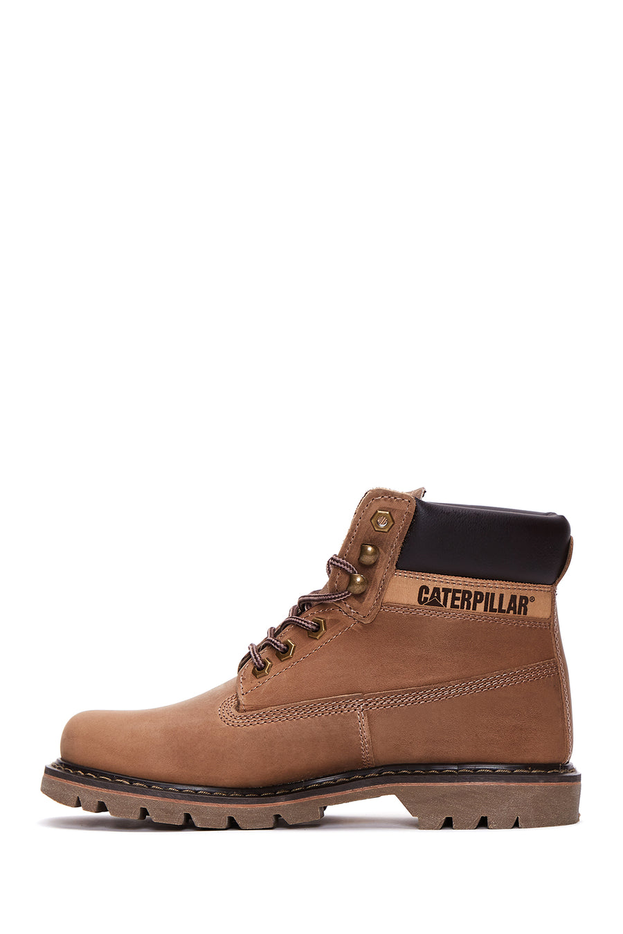 Caterpillar Men's Beige Colorado Nubuck Leather Boots