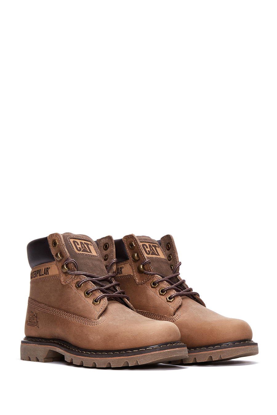 Caterpillar Men's Beige Colorado Nubuck Leather Boots