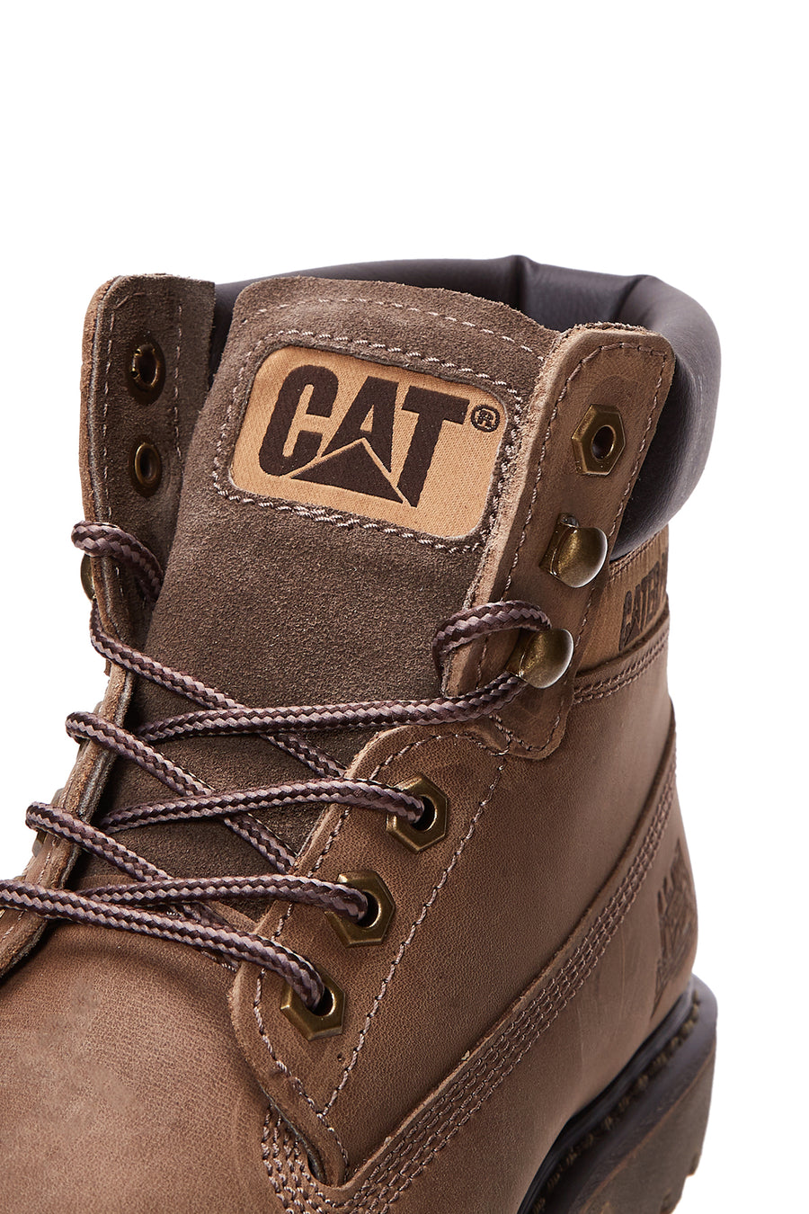 Caterpillar Men's Beige Colorado Nubuck Leather Boots