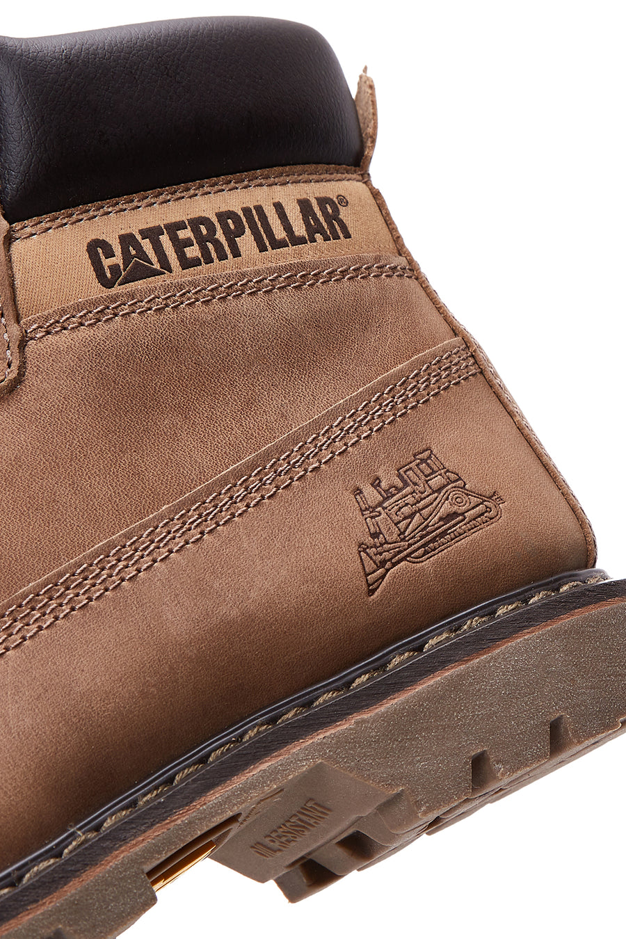 Caterpillar Men's Beige Colorado Nubuck Leather Boots