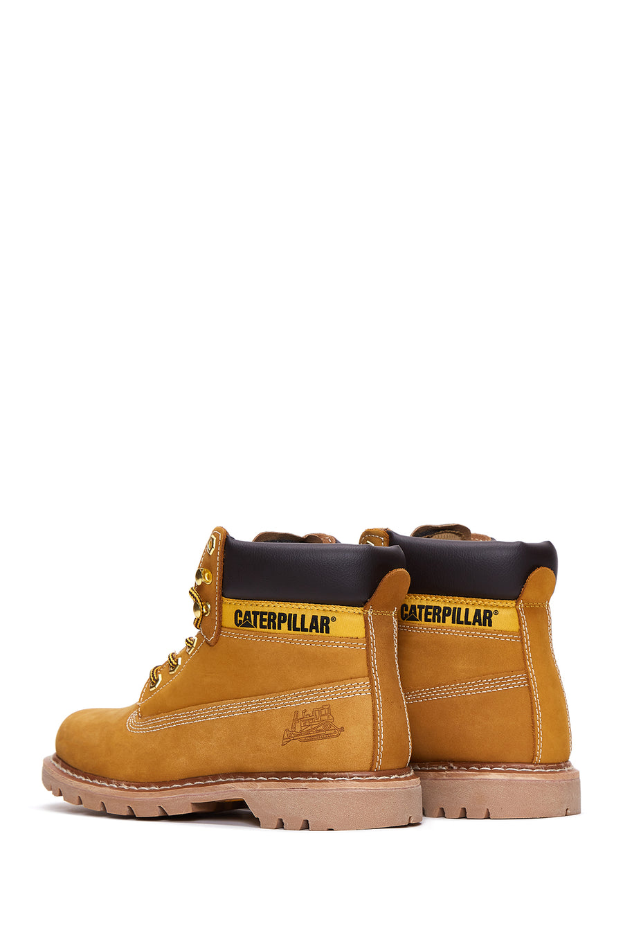 Caterpillar Erkek Hardal Colorado Nubuk Deri Bot