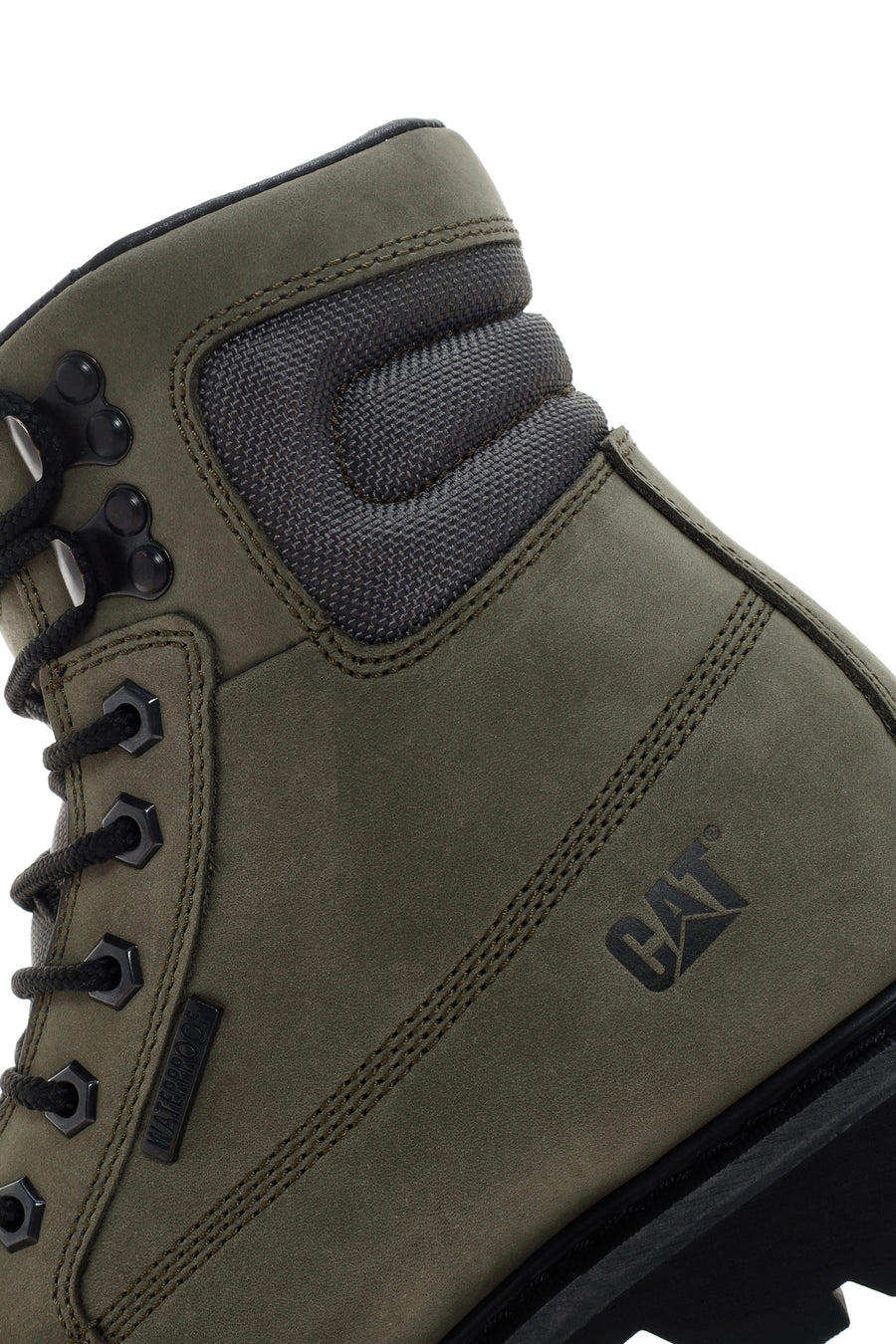 Caterpillar Men's Green Overpass Wp Nubuck Casual Boots