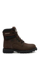 Caterpillar Men's Brown Edina Wp Waterproof Leather Boots | Derimod
