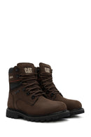 Caterpillar Men's Brown Edina Wp Waterproof Leather Boots | Derimod