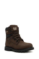 Caterpillar Men's Brown Edina Wp Waterproof Leather Boots | Derimod