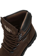 Caterpillar Men's Brown Edina Wp Waterproof Leather Boots | Derimod