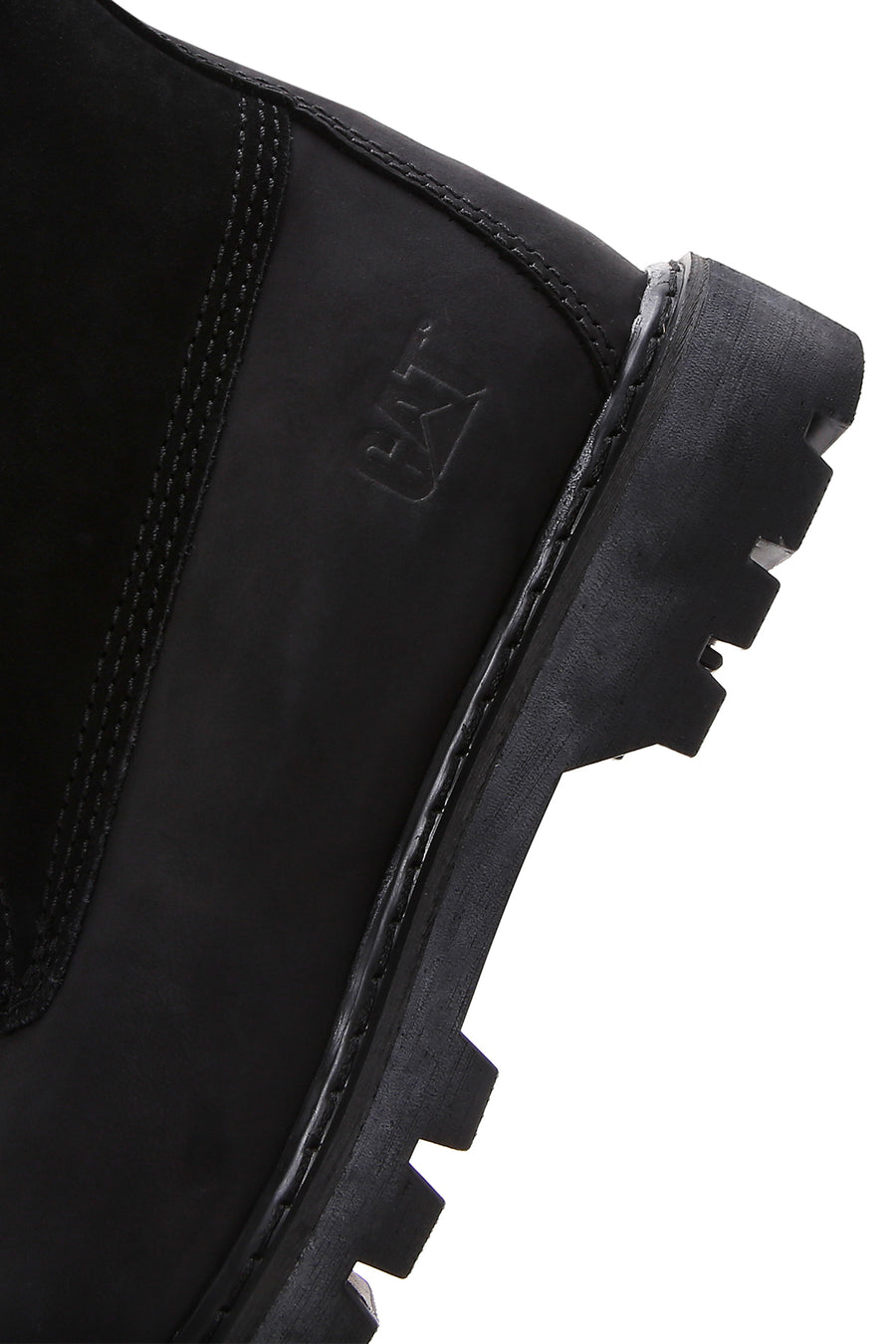 Caterpillar Women's Black Vermont Fur Nubuck Leather Boots