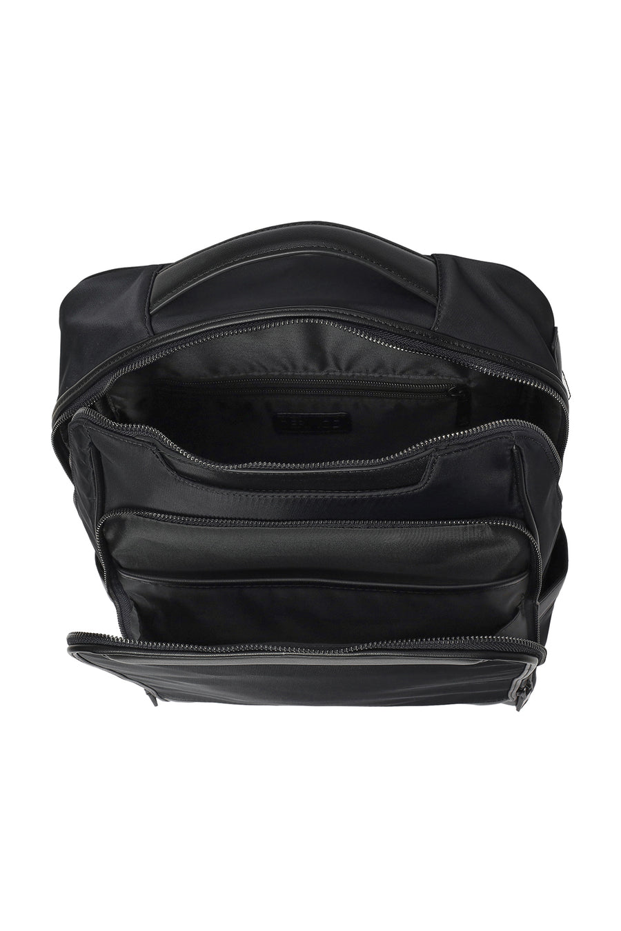Men's Black Fabric Backpack