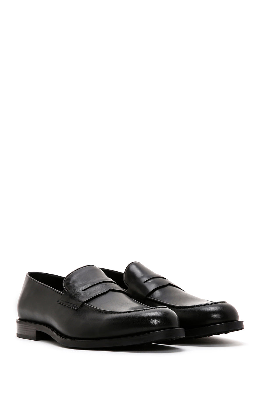 Men's Black Large Size Leather Classic Shoes
