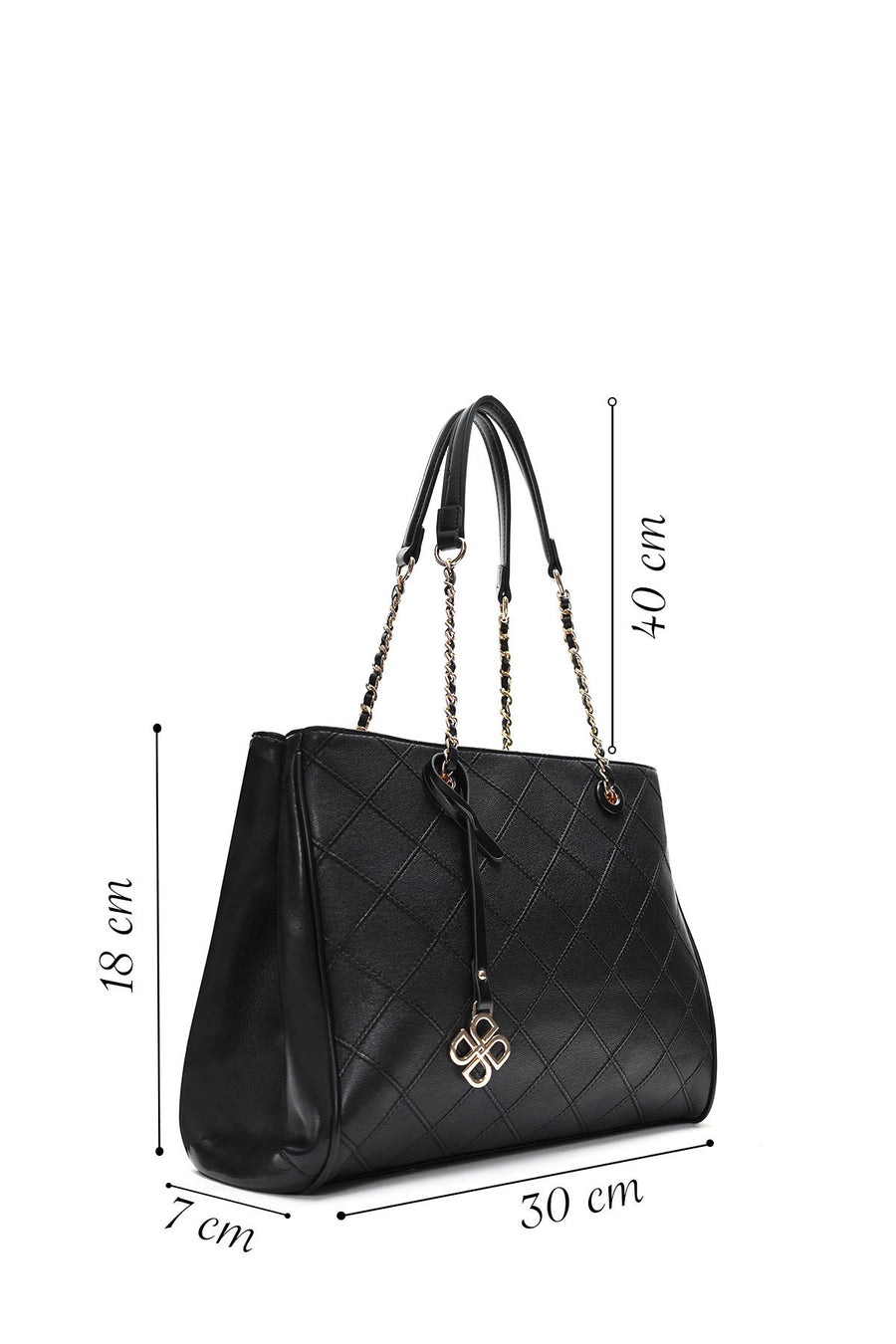 Women's Black Long Strap Printed Shoulder Bag