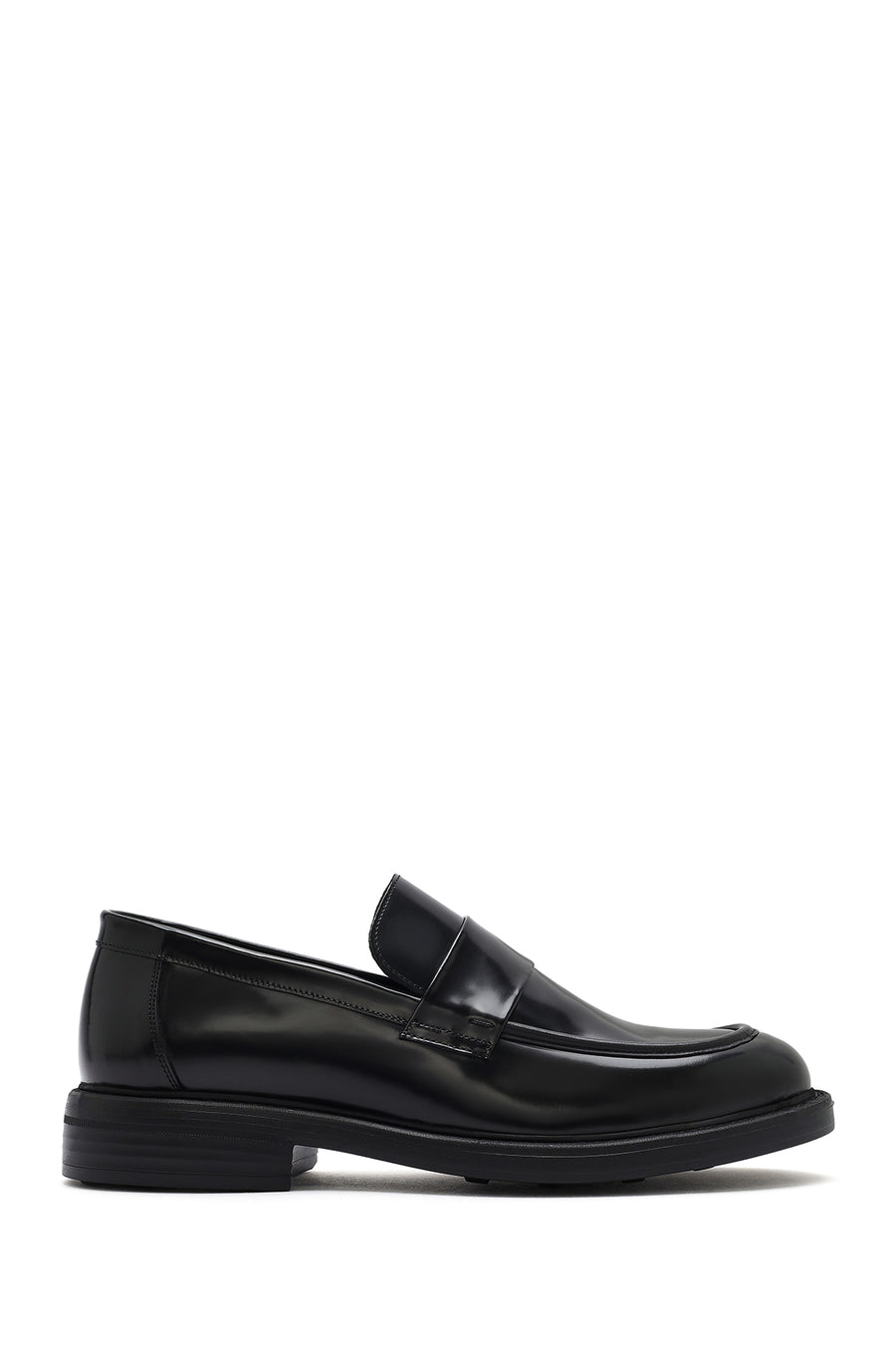 Men's Black Leather Casual Loafer 25SFD751222 | Derimod
