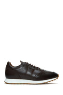 Erkek Kahverengi Deri Sneaker | Derimod